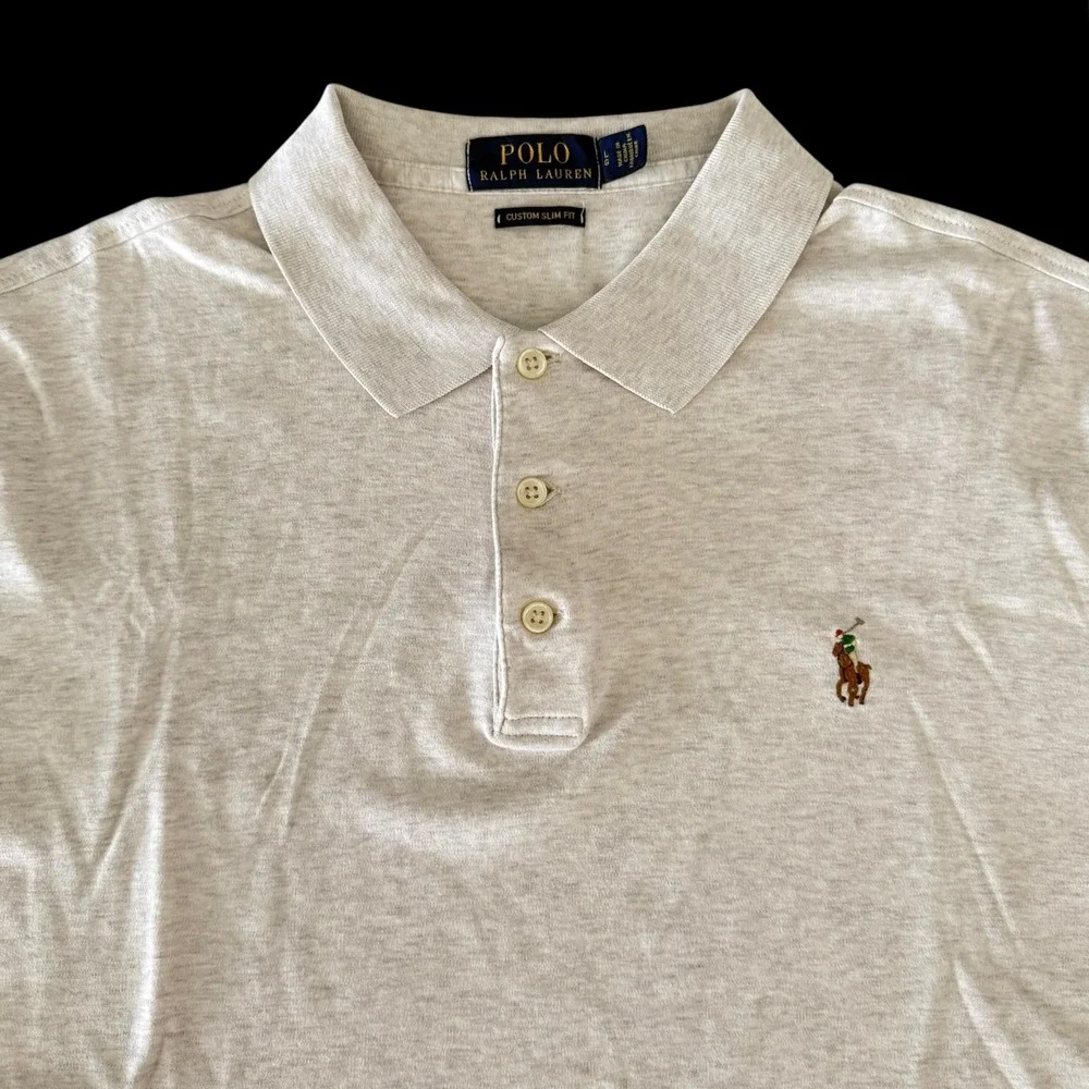 Polo Ralph Lauren Cotton Men's Pullover Polo Short sleeve shirt, ‎ Large